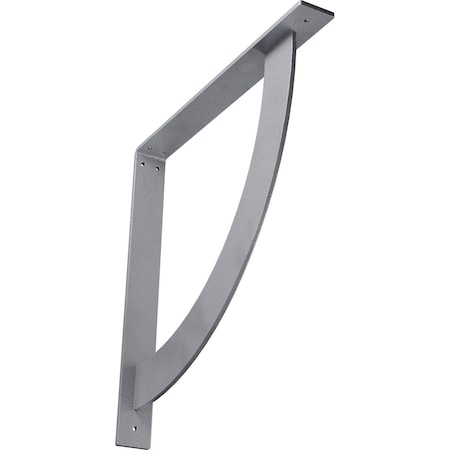 Ekena Millwork Bulwark Steel Bracket, Hammered Light Blue 2"W x 18"D x 18"H BKTM02X18X18BUHLB